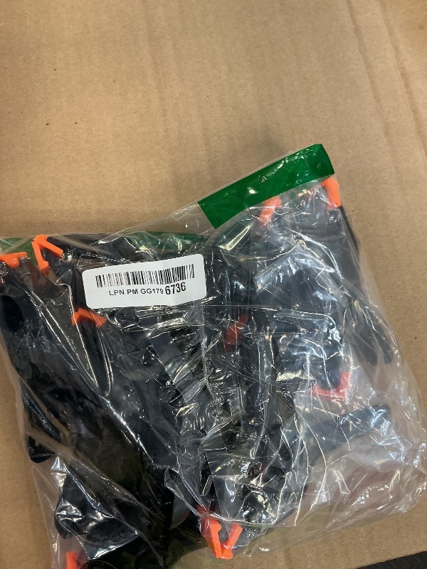 Photo 1 of RELBRO Spring Clamps, 4.5 Inch Plastic Clips, Heavy Duty, Black, 10 Pcs