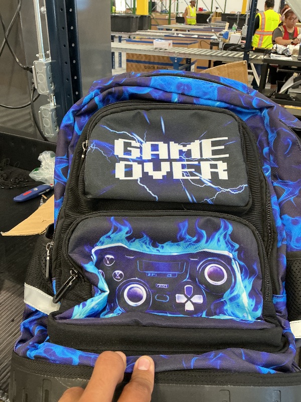 Photo 1 of Bevalsa Rolling Backpack for Boys, 3PCS Gamer Roller School Backpacks