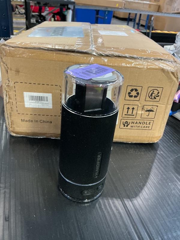 Photo 1 of Portable Small Humidifiers for Travel, Mini Air Ultrasonic Humidifier with Filter Element - Cool Mist, Whisper Quiet, Nightlight, 350ML Tank, Car Modes, Perfect for Baby, Bedroom, Hotel, Desk, Plants