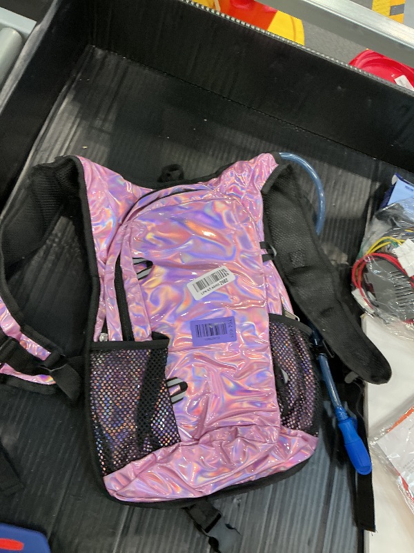 Photo 1 of Roptat Hydration Backpack Pack with 2L Bladder - Pink, L