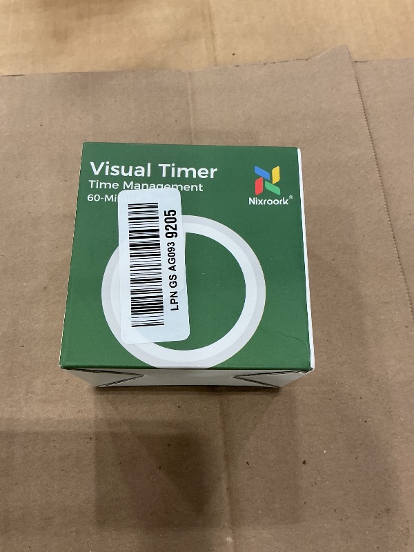 Photo 1 of Nixroork 60 Minute Visual Timer - Green