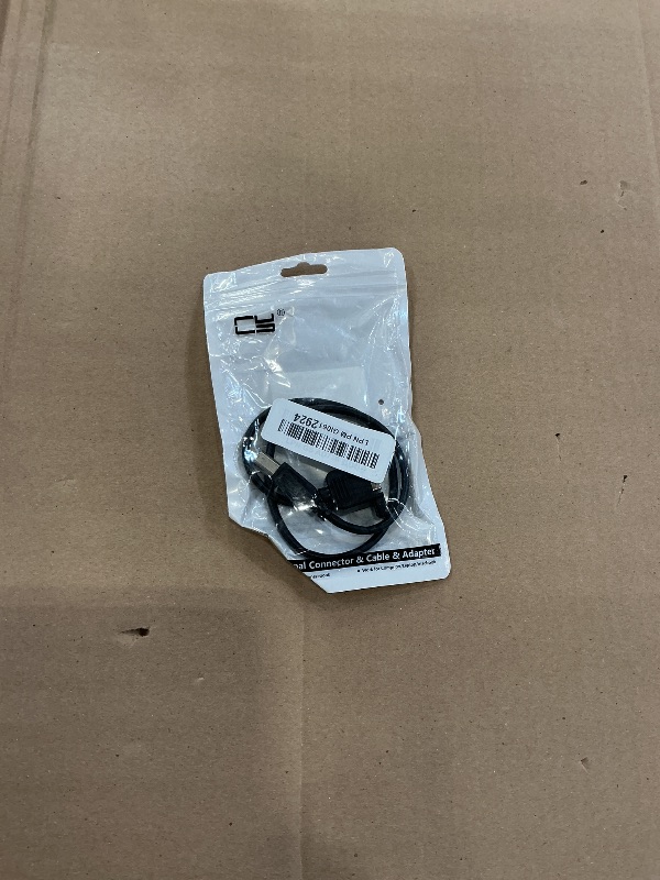 Photo 1 of CY USB Type-B Male to Female Extension Cable - 50cm, Panel Mount
