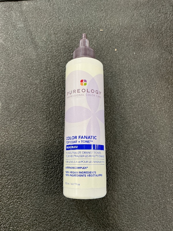 Photo 1 of Pureology Color Fanatic Top Coat - Blue Hair Toner