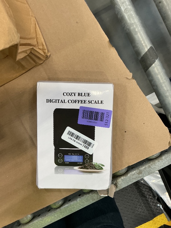 Photo 1 of Cozy Blue Digital Coffee Scale with Timer
