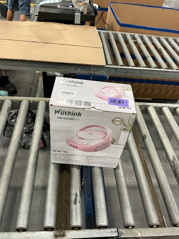Photo 1 of WIITHINK Portable CD Player Boombox with Bluetooth