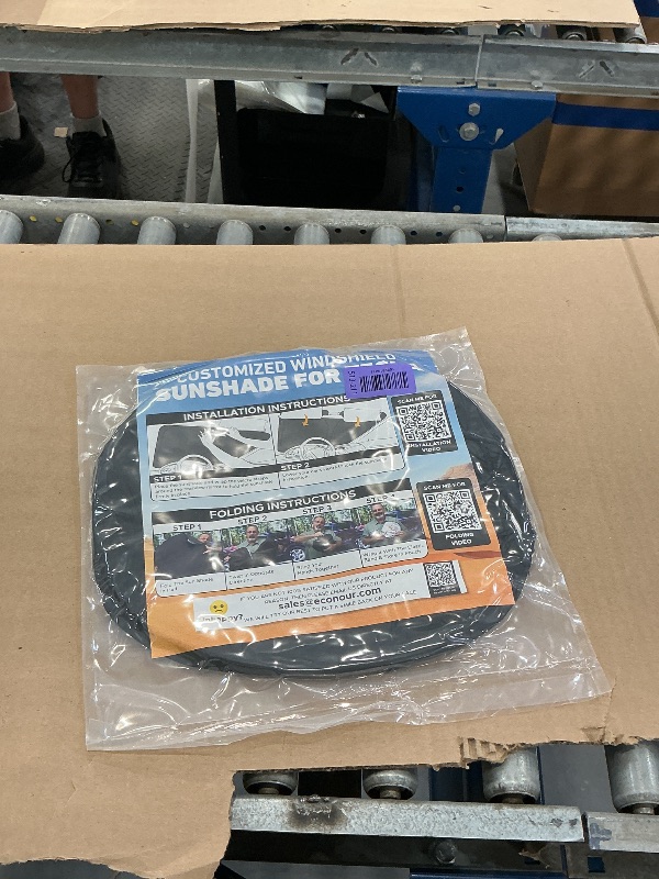 Photo 1 of EcoNour Windshield Sun Shade Compatible with Tesla Model 3 & Model Y
