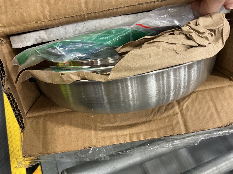 Photo 1 of Handhaft 10-Inch Titanium Alloy Hammered Frying Pan with Lid