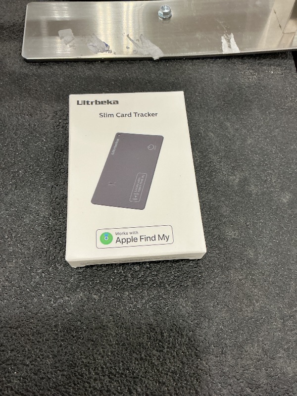 Photo 1 of Ultrbeka Wallet Tracker Card 1 Pack, Rechargeable Bluetooth Tracker for Wallet, Works with Apple Find My, IP68 Waterproof Card Finder for Wallets, Passport & Luggage, Apple MFi Certified, iOS Only