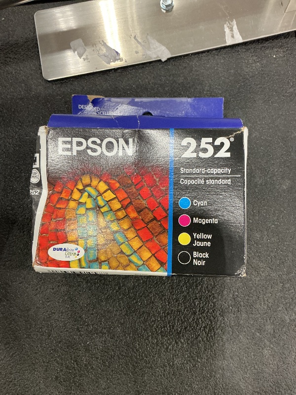 Photo 1 of Epson 252 Genuine Ink Cartridge Black and Color Combo Pack T252120-BCS