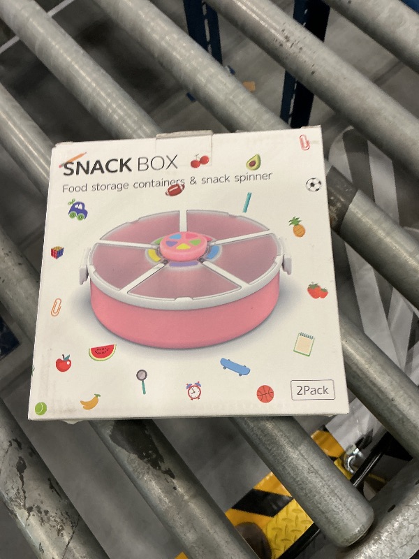 Photo 1 of Pawtong Snack Rotator Container - Blue, 5 Compartment