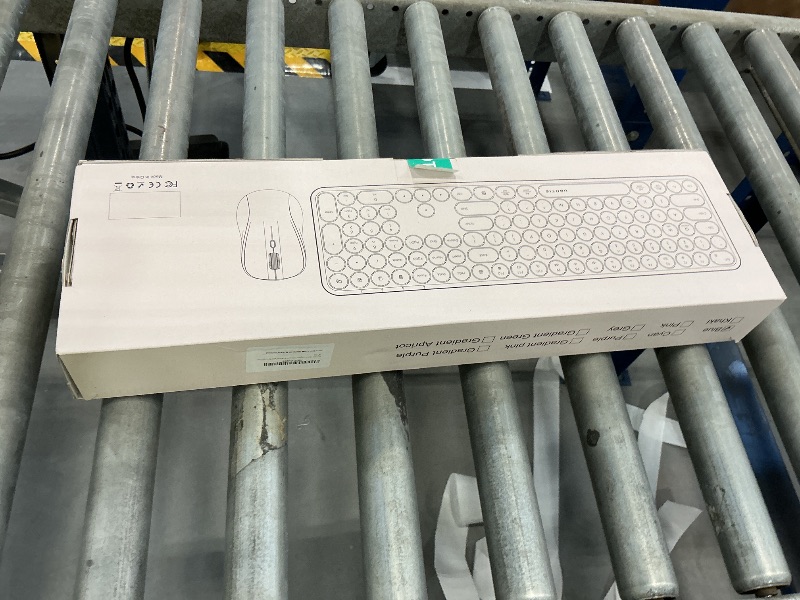 Photo 1 of FCPLU Wireless Keyboard and Mouse Combo, Blue