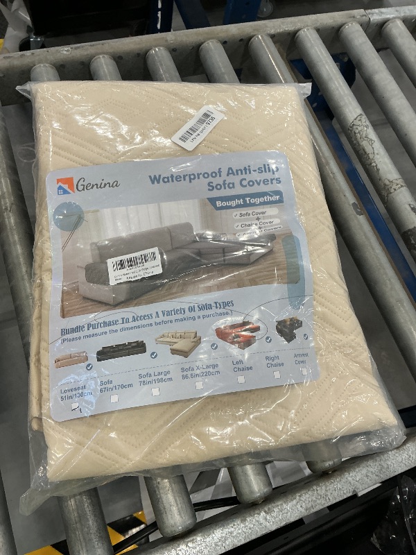 Photo 1 of Genina Waterproof Loveseat Cover - Beige