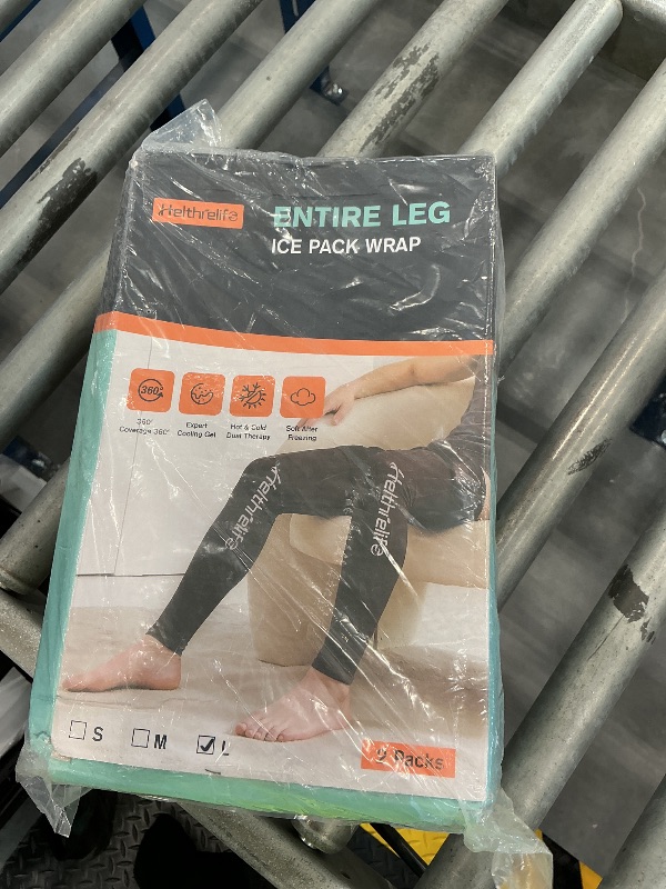 Photo 1 of Entire Leg Ice Pack Wrap for Cold & Hot Therapy, 360° Full Leg Ice Sleeve