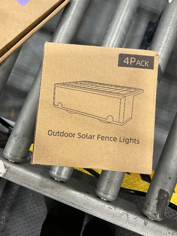 Photo 1 of EGOBOO Solar Fence Lights, 10 Modes RGB