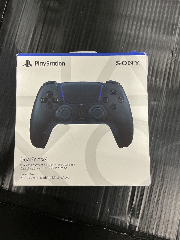 Photo 1 of PlayStation DualSense™ Wireless Controller – Midnight Black - For PS5, PC, MAC & Mobile