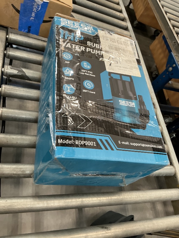 Photo 1 of SEESII 1HP Submersible Water Pump, 4755 GPH
