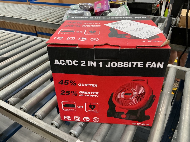 Photo 1 of HEINPRO Battery Powered Fan Compatible with Milwaukee M18 18V Battery