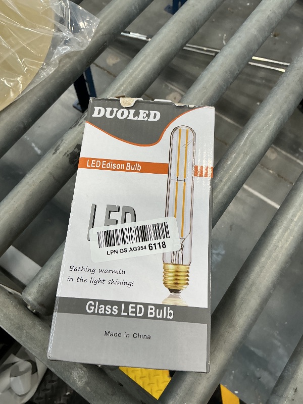 Photo 1 of Duoled E26 T10 LED Bulb 4W Soft White 3000K Dimmable