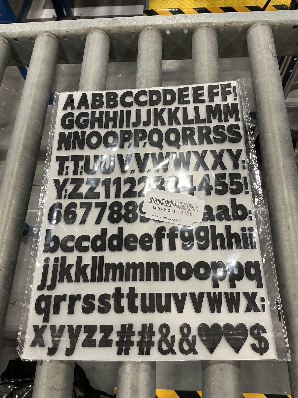 Photo 1 of Craftizon Iron-On Letters and Numbers - 1 Inch Vinyl Heat Transfers