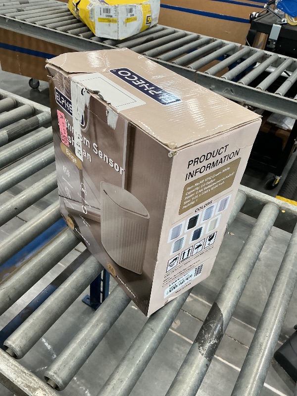 Photo 1 of ELPHECO 2 Gallon Sensor Trash Can, Automatic Lid, Beige