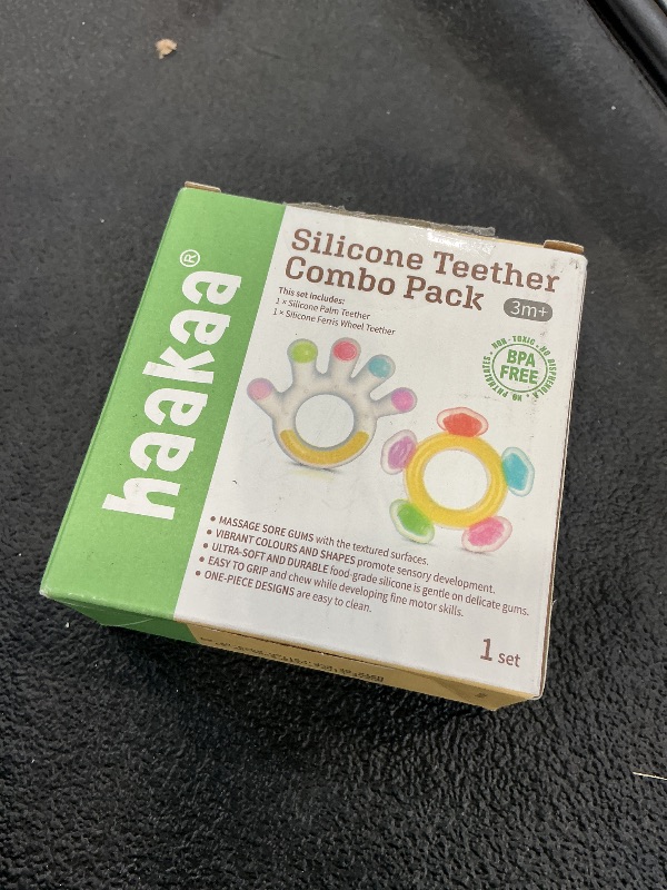 Photo 1 of Haakaa Silicone Teether Combo, 2 Pack