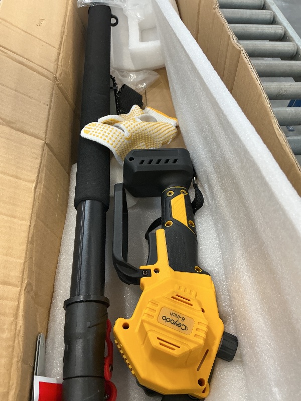 Photo 1 of 6 Inch Mini Chainsaw Brushless Tree Trimmer with DEW 20V Extension Pole, Tree Saw for Trimming Pruning (Tool Only)