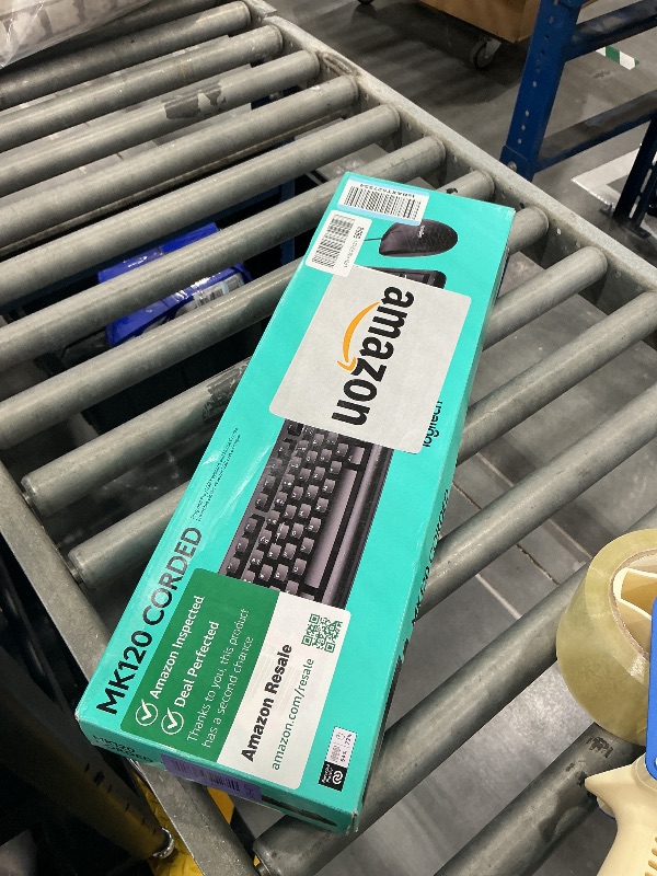 Photo 1 of Logitech MK120 Full Size Wired Keyboard and Mouse Combo - Black