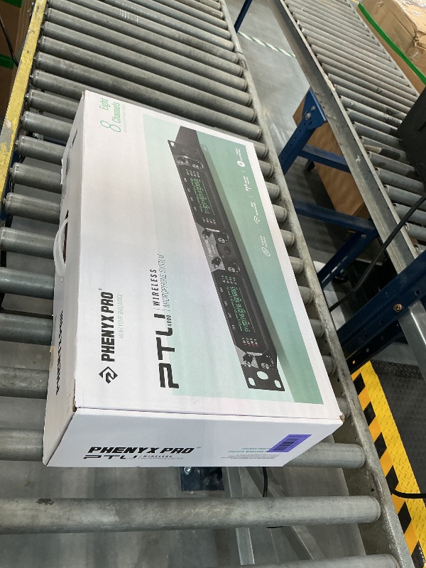 Photo 1 of Phenyx Pro 8-Ch UHF Fixed Frequency Wireless Microphone System PTU-4000-8H
