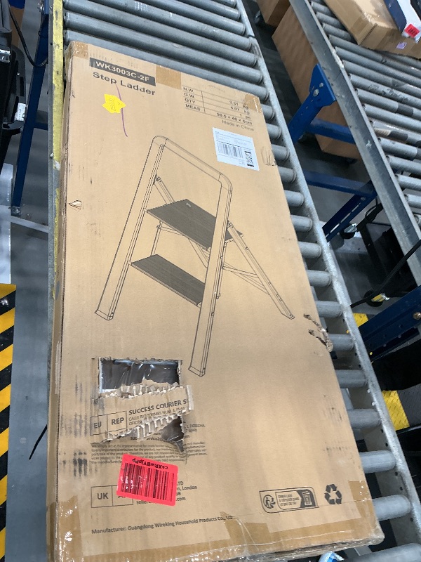 Photo 1 of KINGRACK 2-Step Aluminum Ladder with Handrail