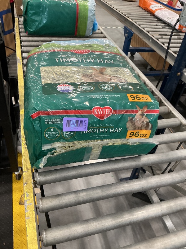 Photo 1 of Kaytee Timothy Hay, High Fiber for Rabbits, Guinea Pigs, 96 Ounces