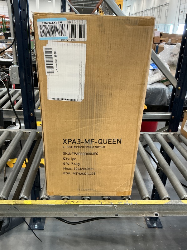 Photo 1 of EGO 3 Inch Queen Mattress Topper Gel Memory Foam for Pressure Relief