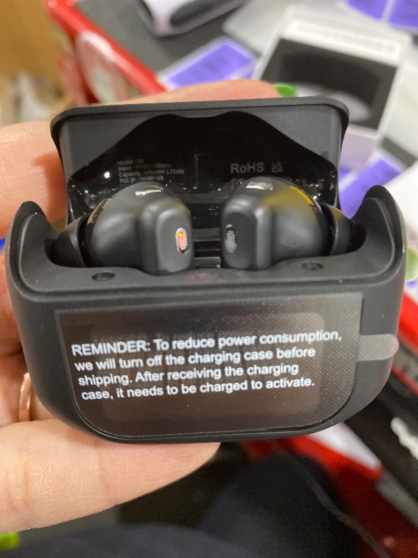 View 2 of Thunelec Translator Earbuds with 165 Languages, Black