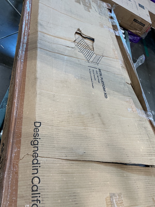 View 3 of **View Clerk Notes**Golden Gate Beds Victorian Style Metal Platform Bed Frame with Antique Wrought Iron-Art Headboard and Footboard, Classic Cama Steel Mattress Foundation, No Box Spring Needed, Queen Size, Black Finish