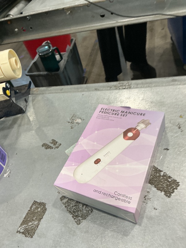 View 2 of [SOLD FOR PARTS] SEAMIND 5-in-1 Electric Nail File Kit, Red