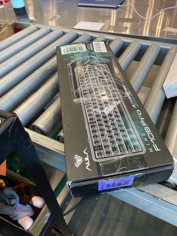 View 2 of [SOLD FOR PARTS] AULA F108 PRO - Wireless Mechanical Keyboard with Screen & Knob,Full Size Keyboard with 8000mAh Battery,Pre-lubed Switches,Side Printed PBT Keycaps,RGB Backlit Hot Swappable Custom Pink Keyboards