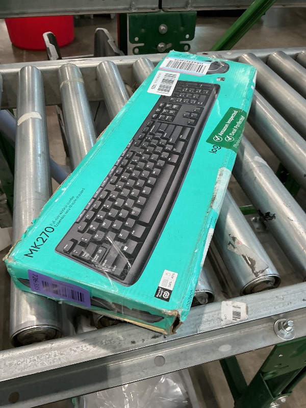 View 2 of [MISSING PARTS] Logitech MK270 Wireless Keyboard and Mouse Combo