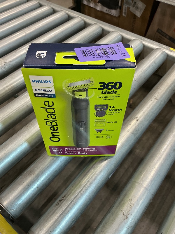 View 2 of [SOLD FOR PARTS] Philips Norelco OneBlade Pro 360 Face + Body Trimmer and Shaver