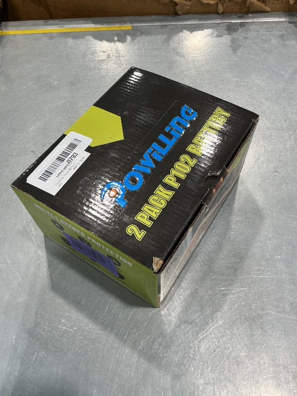 View 2 of [SOLD FOR PARTS] Powilling 4.0Ah 2-Pack P189 Compatible Ryobi 18V Battery '''1 SET ONLY'''