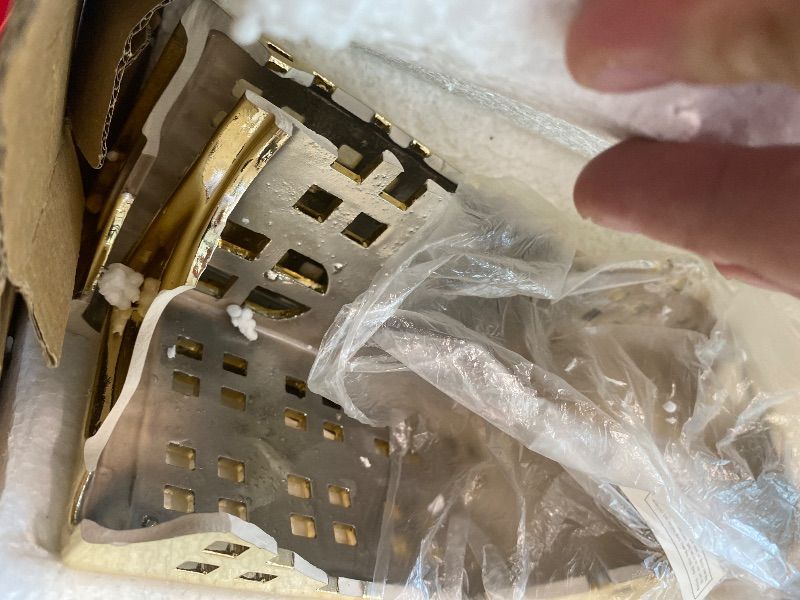 View 3 of [Broken in Half] DN DECONATION Gold Ceramic Christmas House