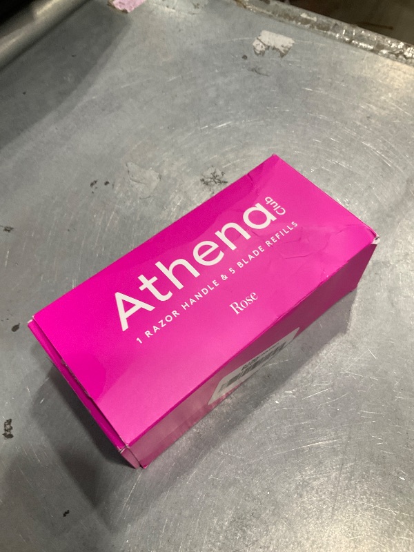 View 2 of [MISSING RAZOR] Athena Club Women's Razor Kit, 5-Blade Razor, Rose, 5 Refills