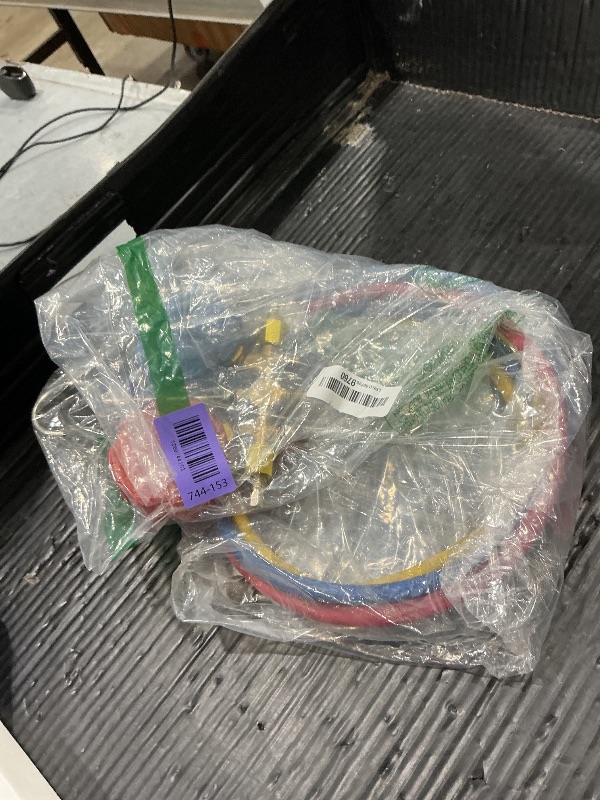 View 2 of [SOLD FOR PARTS] PB Motor Tech 3 Way Brass Manifold Gauge for R134A R12 R22 R502