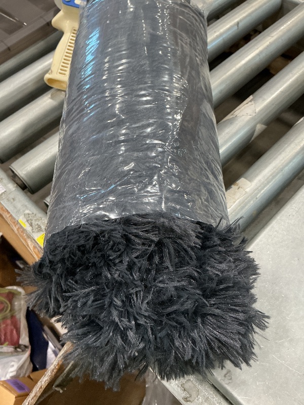 View 1 of Fluffy Rug Blue/Gray