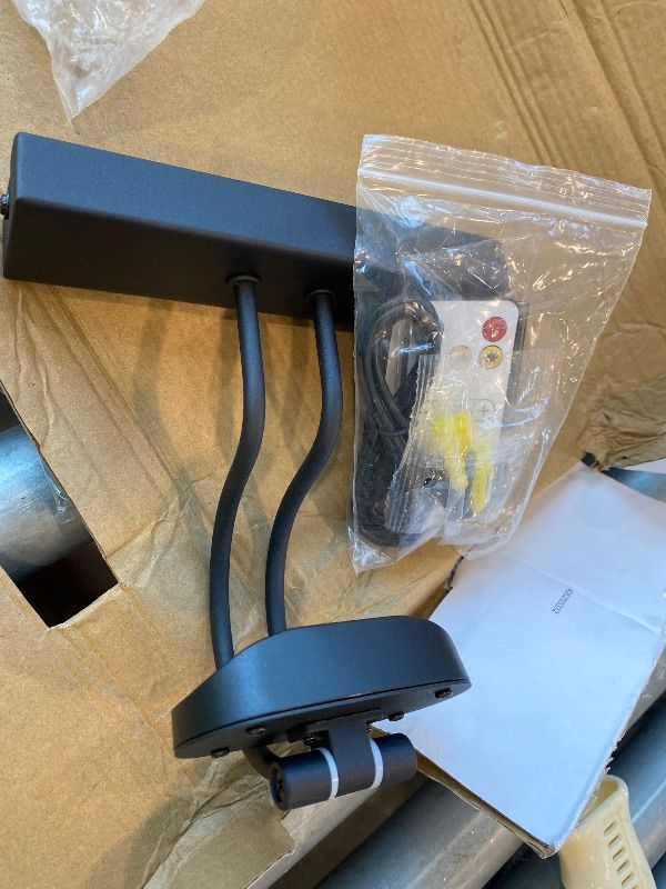 View 2 of '''SOLD FOR PARTS ONLY'''' TIAUEU 26" Wireless Picture Lights, Rechargeable Battery Art Display Light with Remote Control, Dimmable/Timer Off Dartboard Light, 3 Lighting Modes Full Metal Painting Display Lights(Black-1 Pack)