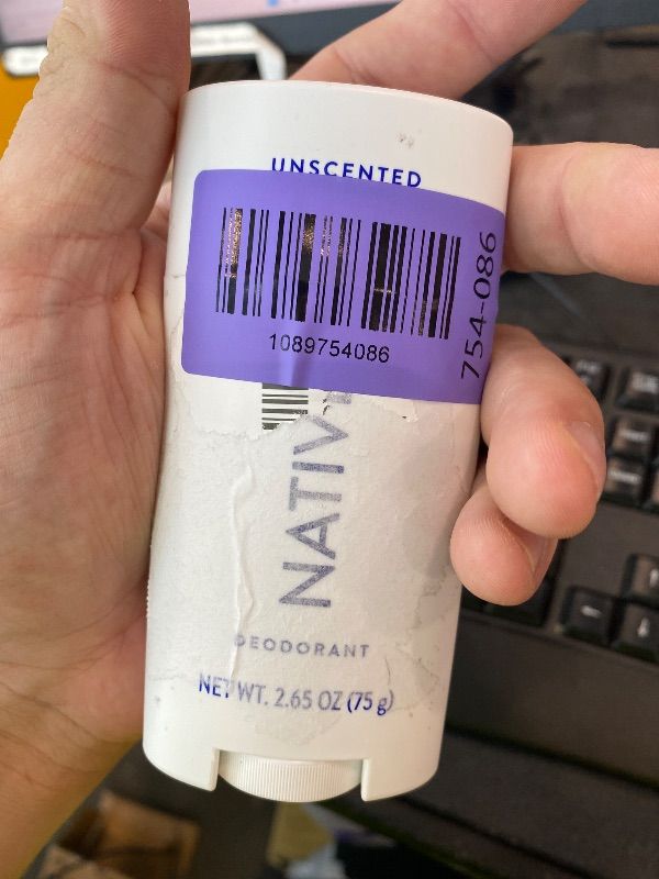 View 2 of [Melted] Native Deodorant Contains Naturally Derived Ingredients, 72 Hour Odor Control, Deodorant for Women and Men, Aluminum Free, Unscented 2.65oz