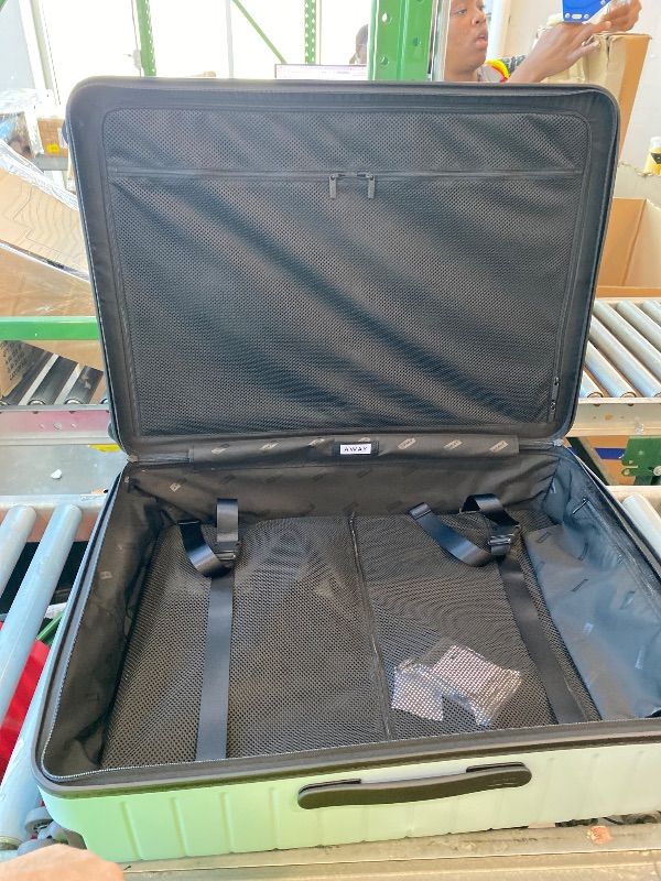 View 2 of [Dented] Light Blue Lockable Luggage Suitcase