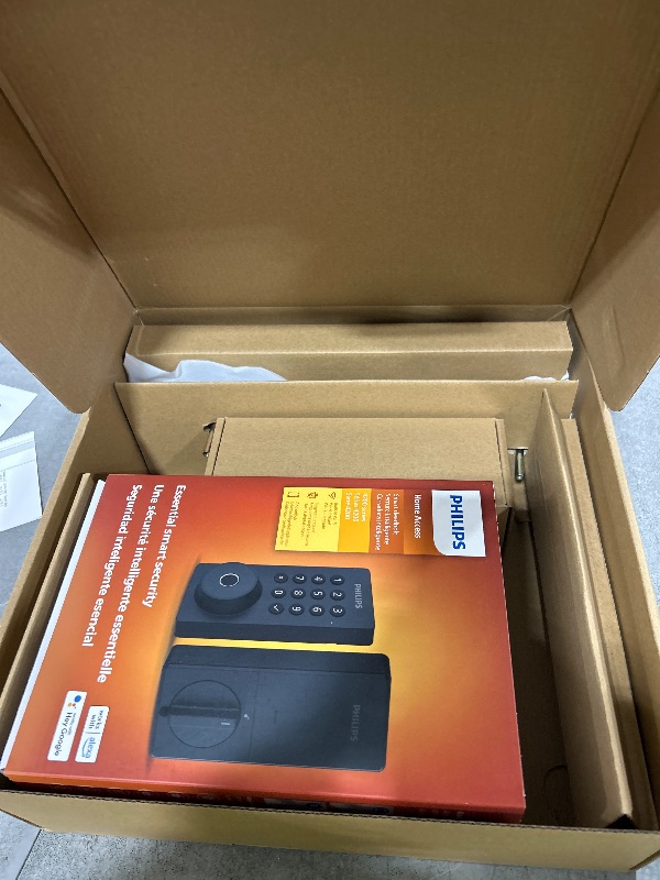 View 2 of Philips Upgraded Wi-Fi Smart Front Door Lock Set, Fingerprint Keyless Entry Deadbolt, Keypad Lock with Handle, App Remote Control, IP53 Waterproof, Auto Lock, Anti-Peeping Password, Easy Install