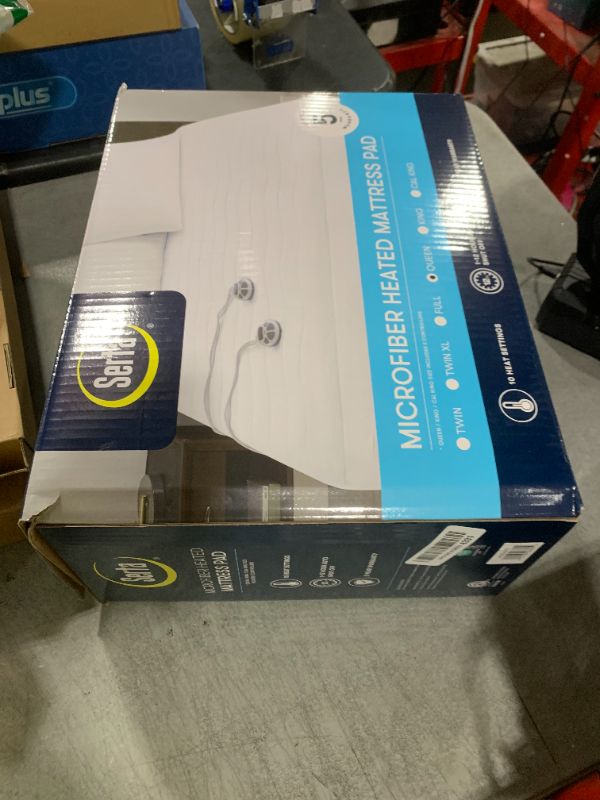 View 2 of Serta Queen Heated Mattress Pad
