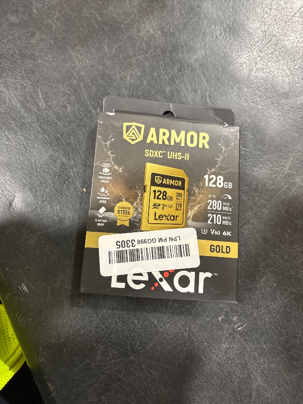 View 2 of Lexar Armor Gold 128GB SDXC UHS-II Memory Card