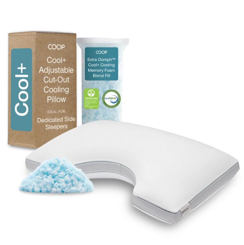 Photo 1 of Coop Home Goods Cool+ Cut-Out Adjustable Pillow Queen