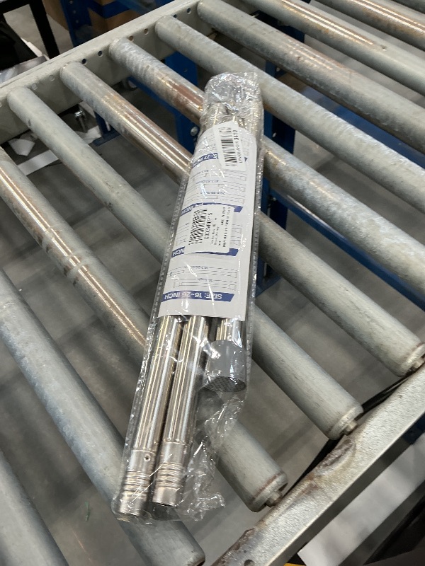 Photo 1 of QINGYUN Tension Rods for Windows, 28-48 Inch Silver Curtain Rod